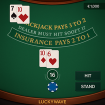 LuckyWave - Blackjack - Variantes Multiples